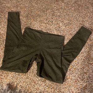 Olive Green Yoga Leggings